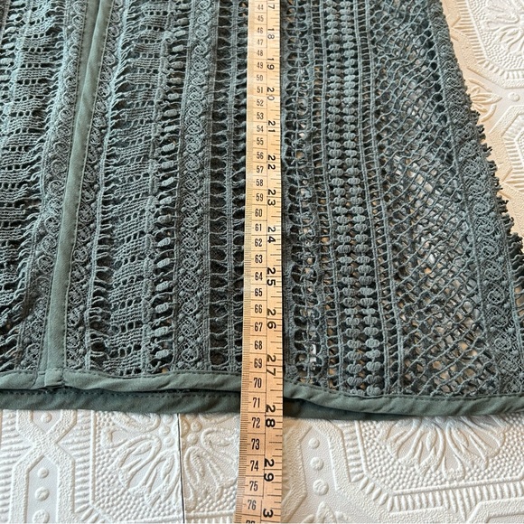 Chico's Lace Novelty Vest Mountain Pine Sz 0 S/4 EUC - Picture 10 of 14
